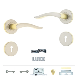 M8H40 - 2 Lever Lockset Vanda Rose